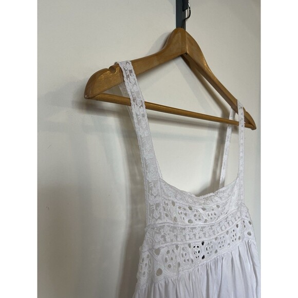 J Crew White Cotton Poplin Athena Boho Maxi Dress Size Small - Picture 6 of 14